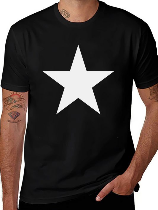Bold Star Graphic T-Shirt - Casual Comfort