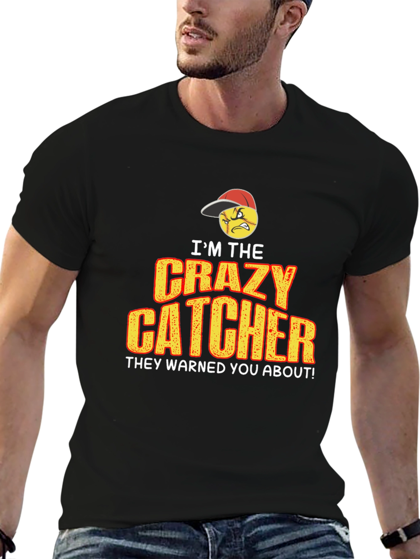Crazy Catcher Graphic Tee
