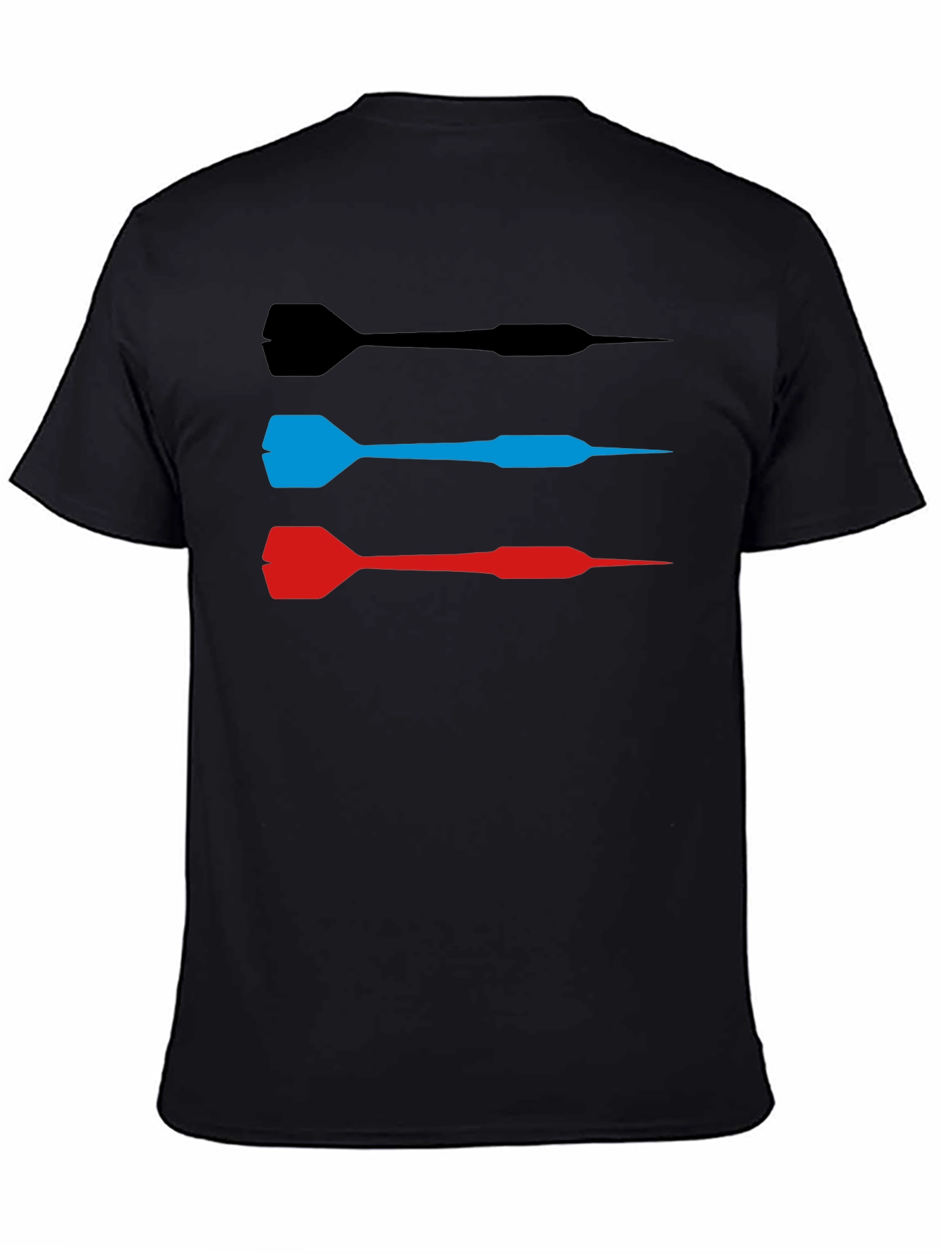 Dart Arrow T-Shirt - Black Tee with Dart Design