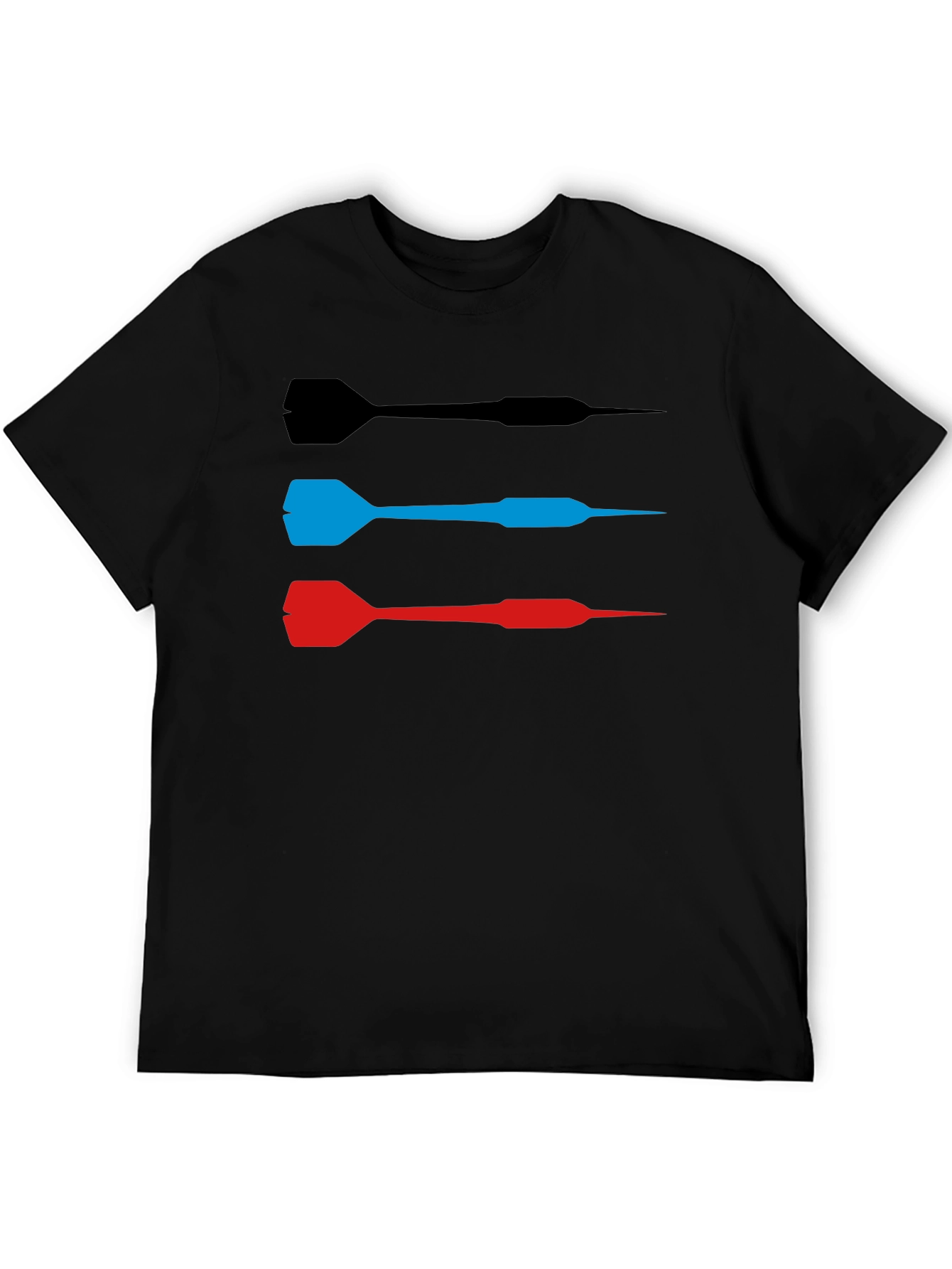 Dart Arrow T-Shirt - Black Tee with Dart Design