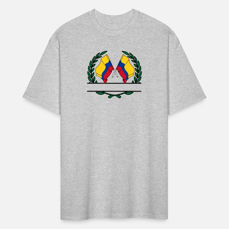 Flags Columbia laurel wreath banner