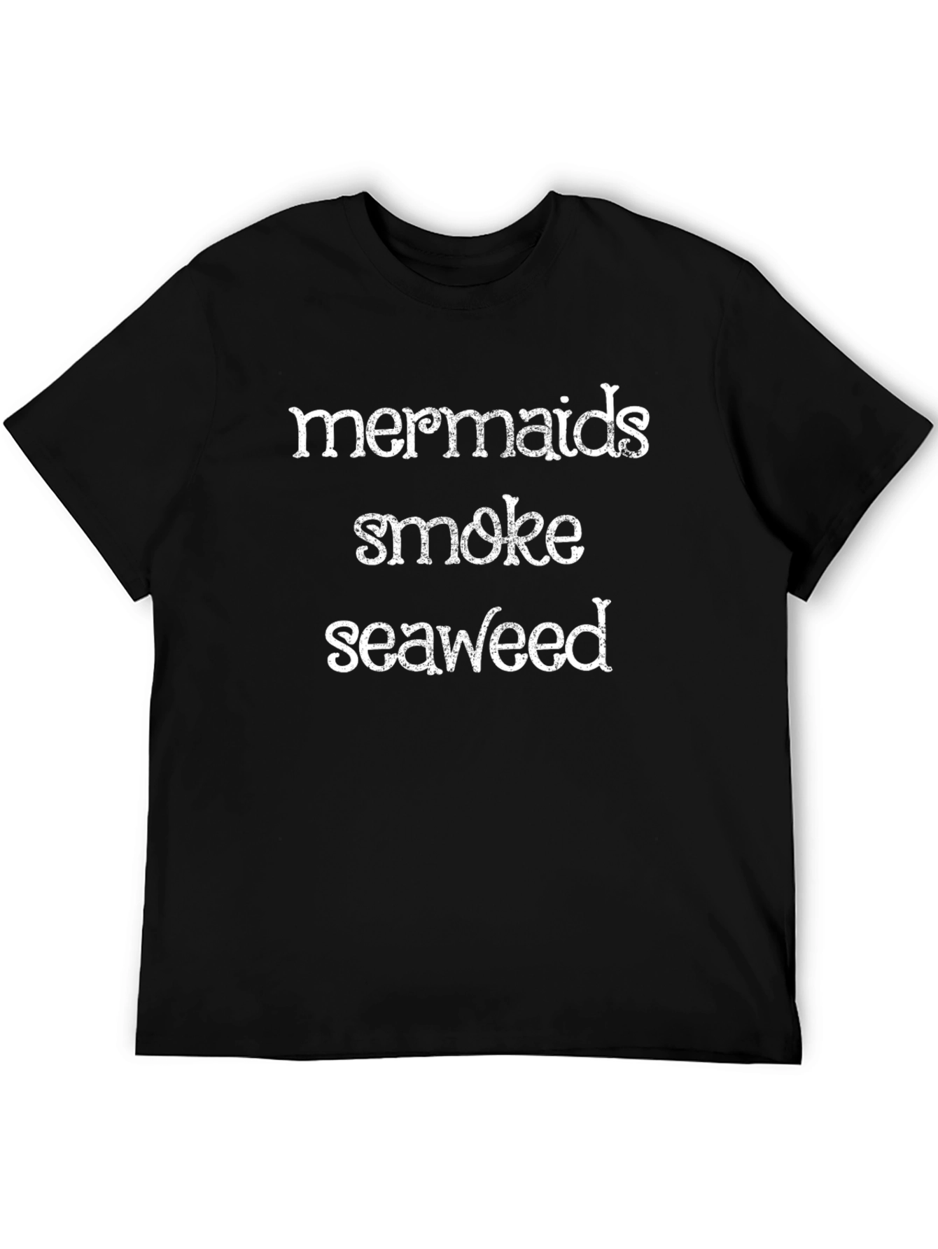 Mermaids Smoke Seaweed Black T-Shirt