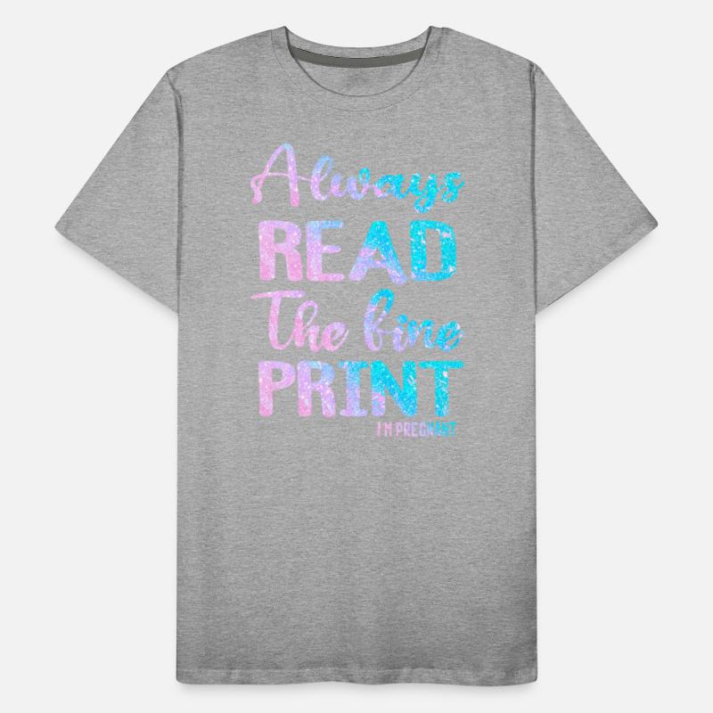 Floral Always Read the Fine Print I'm Pregnant