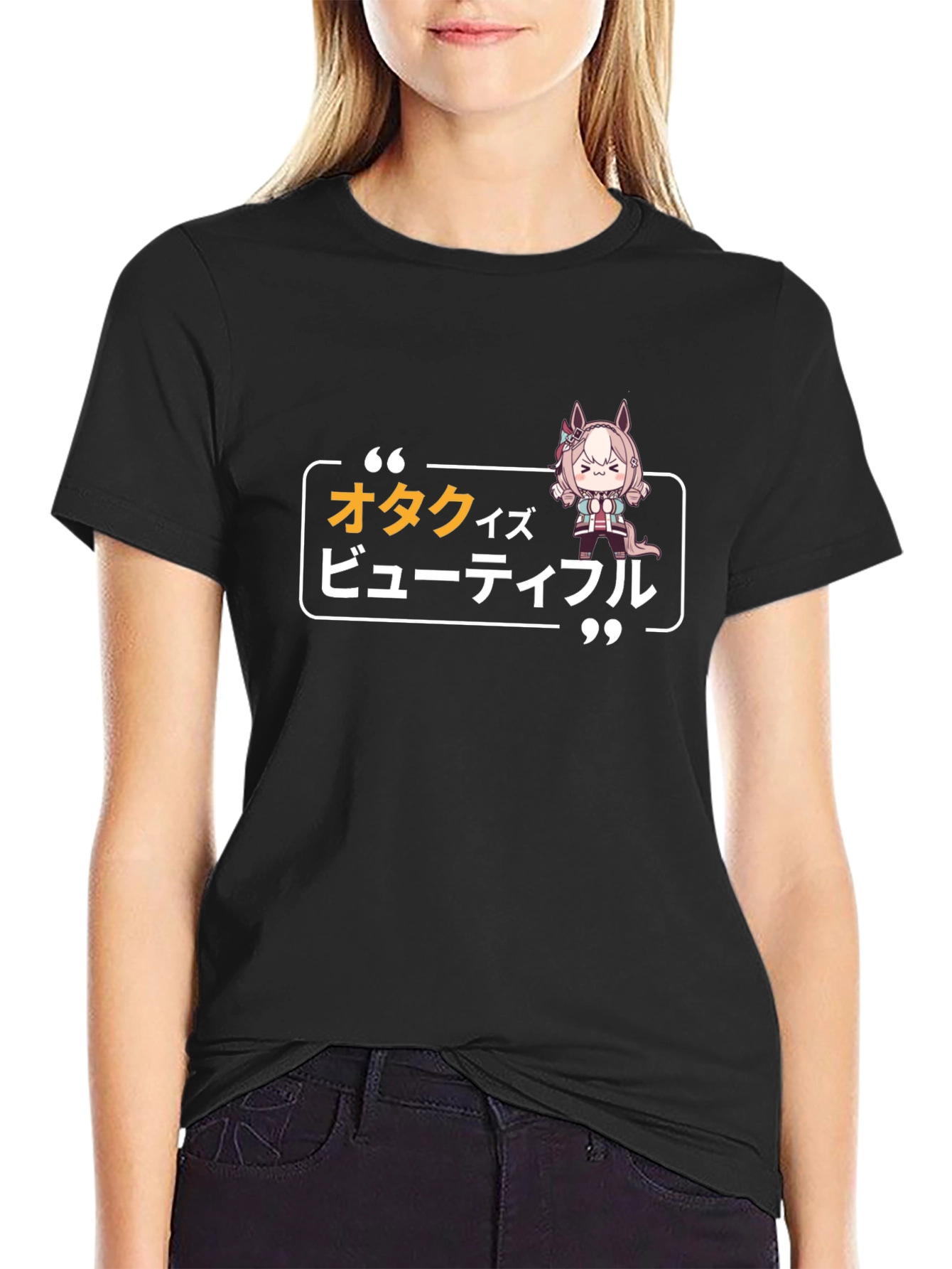 Anime Girl Otaku Japanese Style Graphic T-Shirt