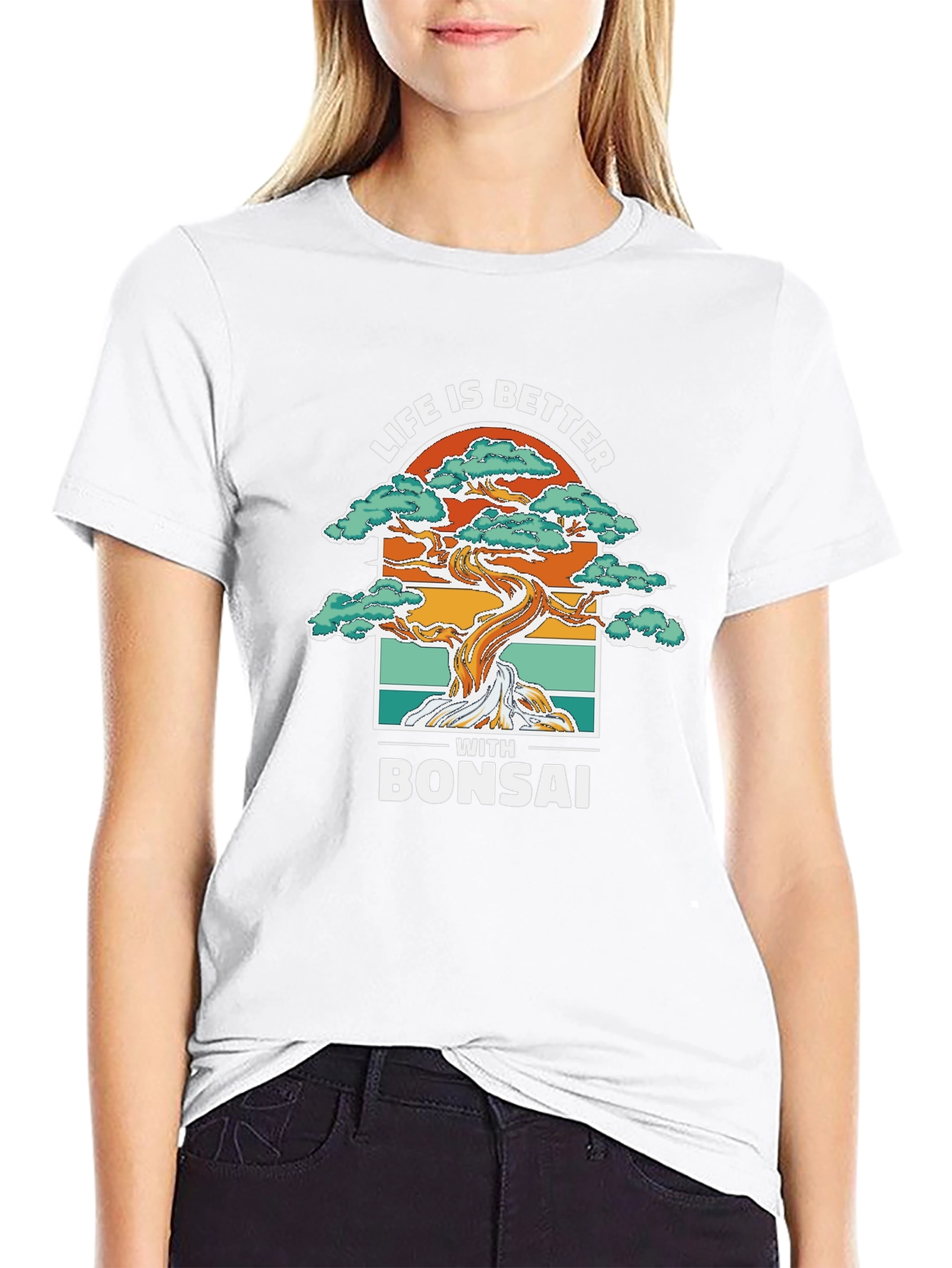 Life is Better with Bonsai Graphic T-Shirt