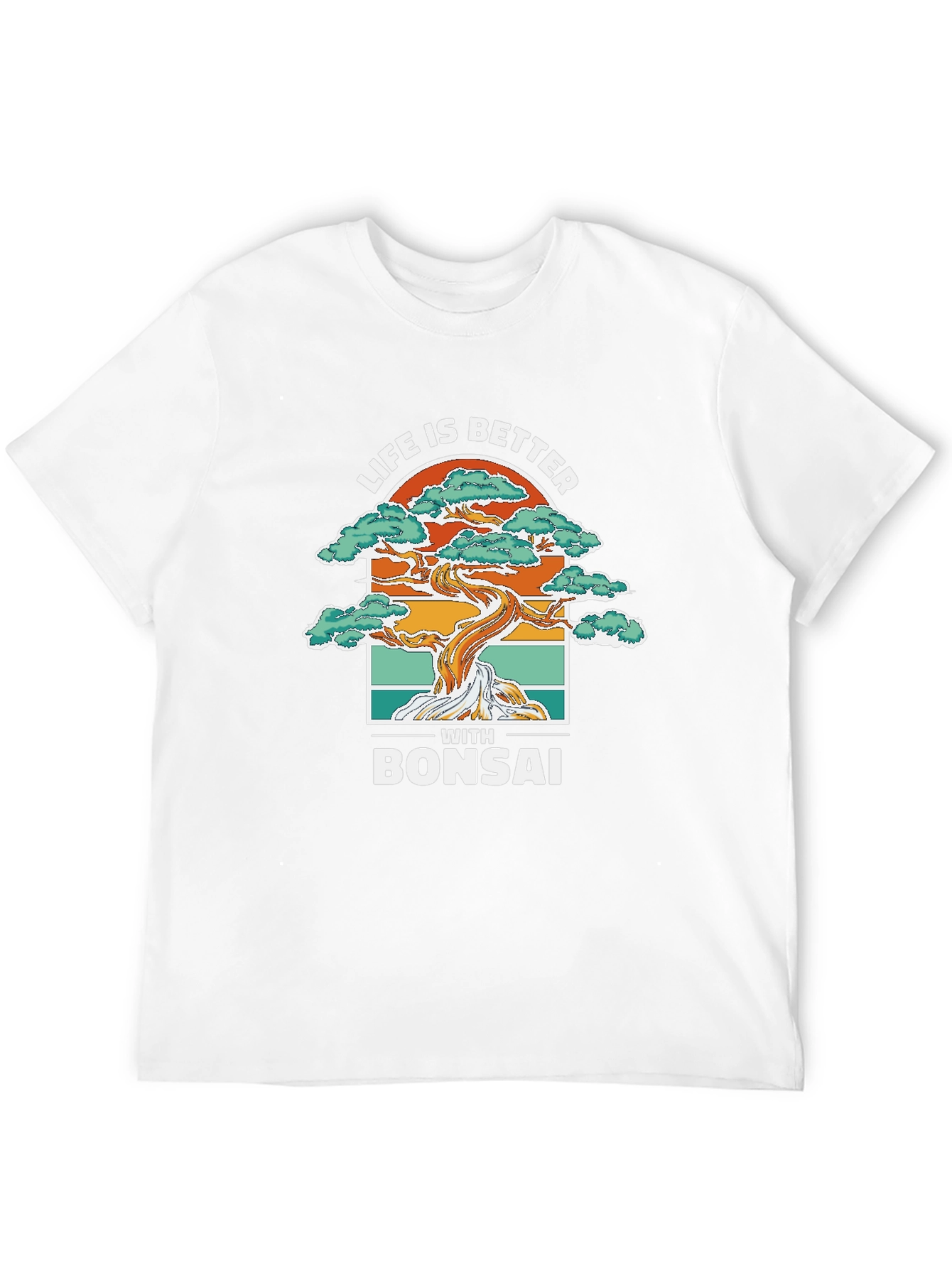 Life is Better with Bonsai Graphic T-Shirt