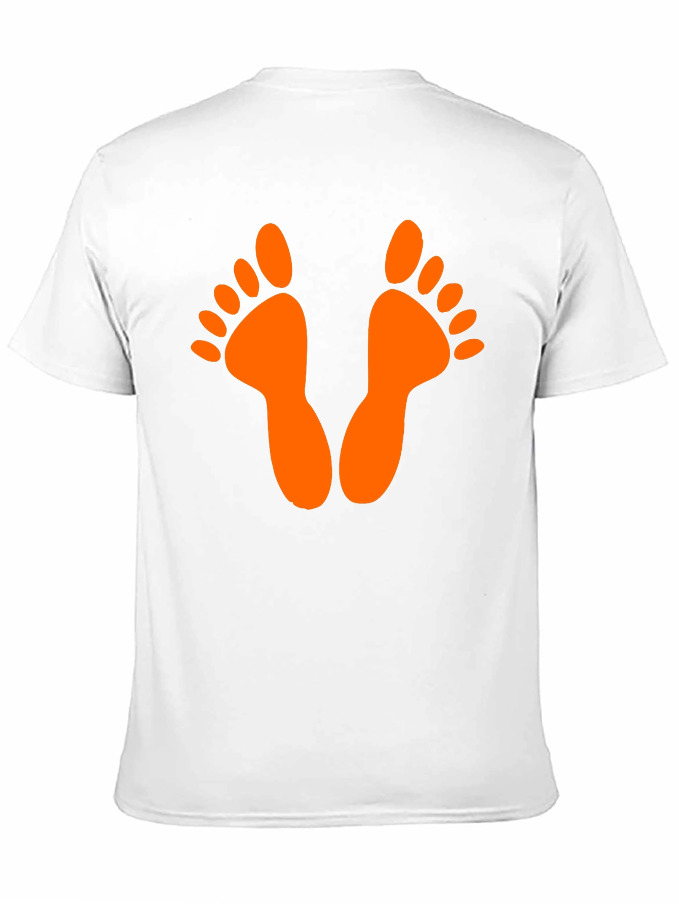 Fun Feet Graphic Tee - Black Cotton T-Shirt
