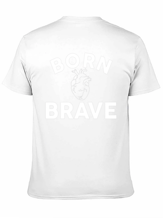 Born Brave Graphic Tee - Soft Cotton Blend