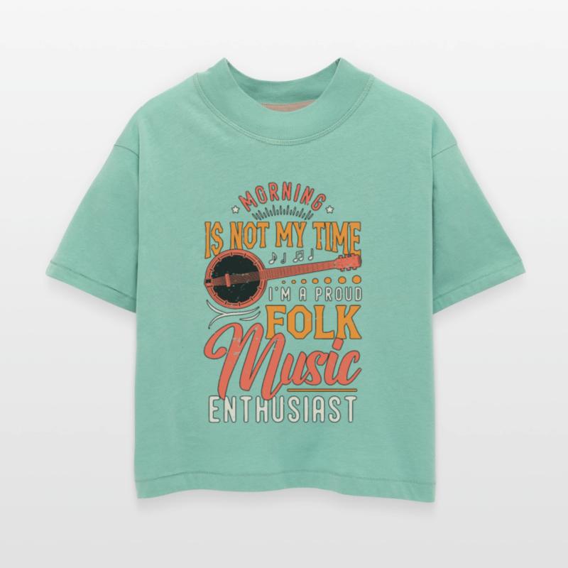 Folk Music Morning Is Not My Time Banjo Player