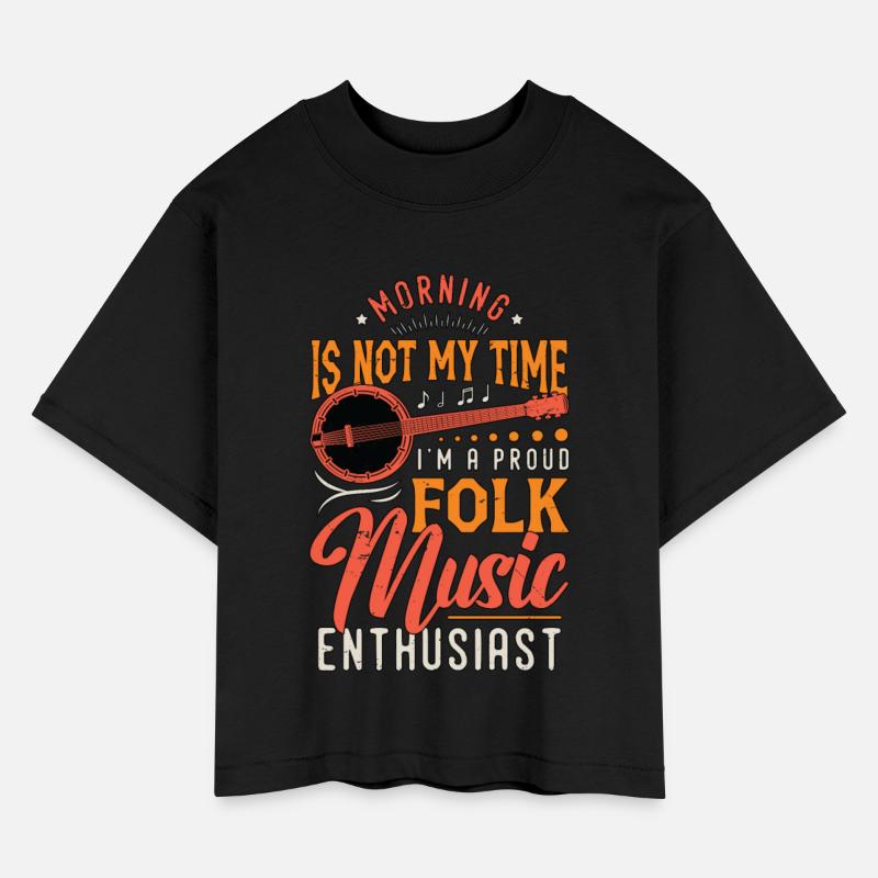 Folk Music Morning Is Not My Time Banjo Player