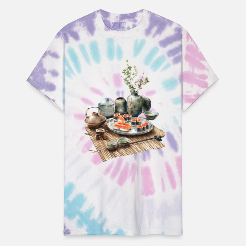 Food Papyrus Scroll Japanese Art Traditional