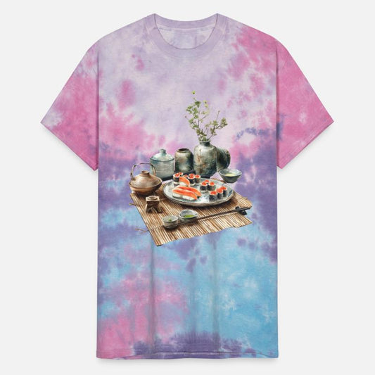 Food Papyrus Scroll Japanese Art Traditional