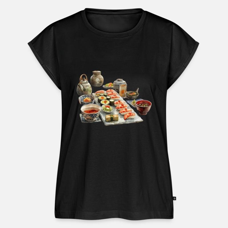 Food Papyrus Scroll Japanese Art Traditional