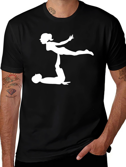 Acro Yoga Graphic Tee - Black