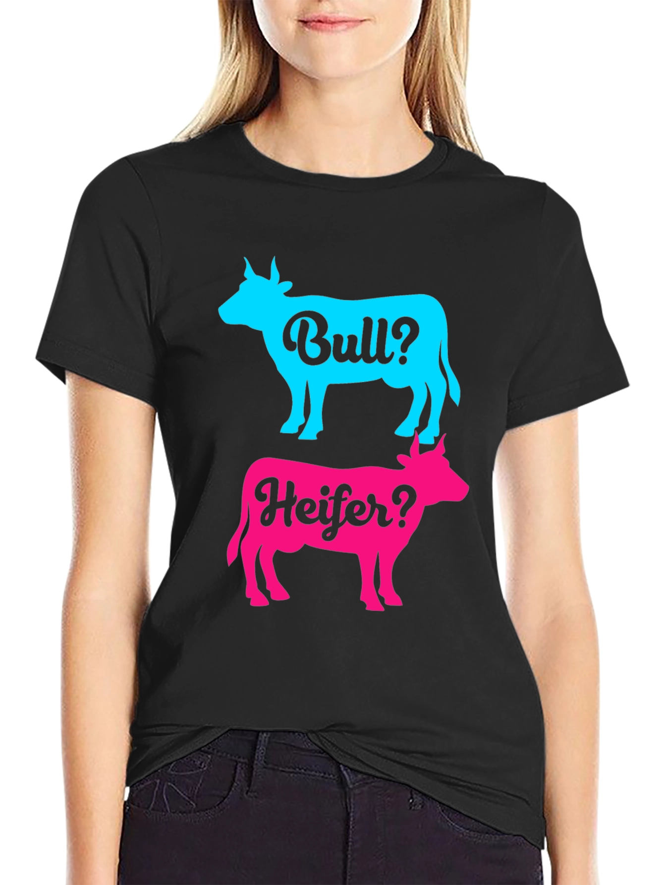 Bull or Heifer? Gender Reveal T-Shirt