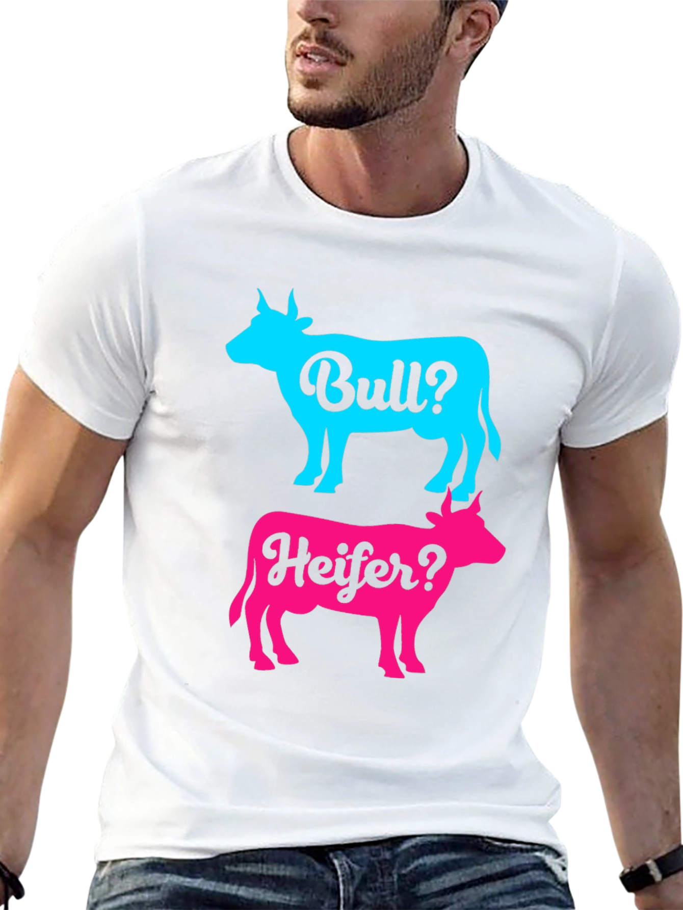 Bull or Heifer? Gender Reveal T-Shirt