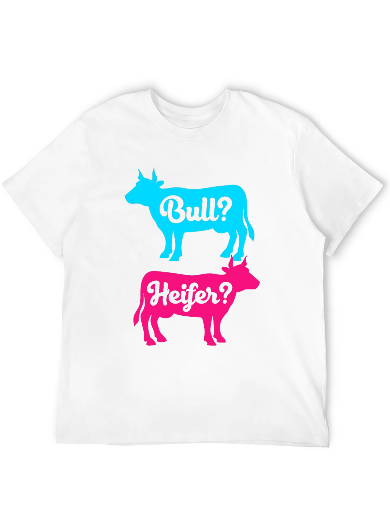 Bull or Heifer? Gender Reveal T-Shirt