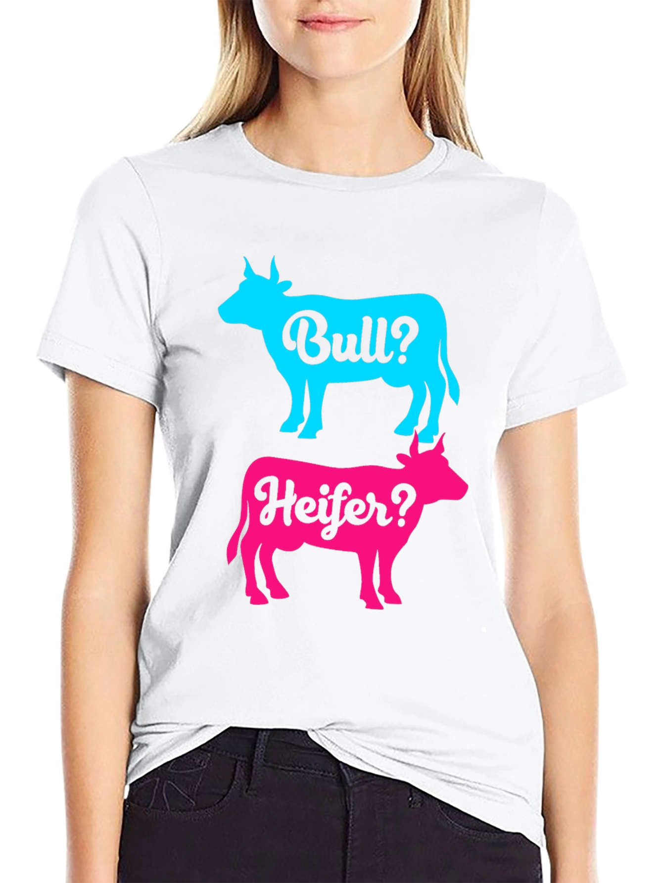Bull or Heifer? Gender Reveal T-Shirt