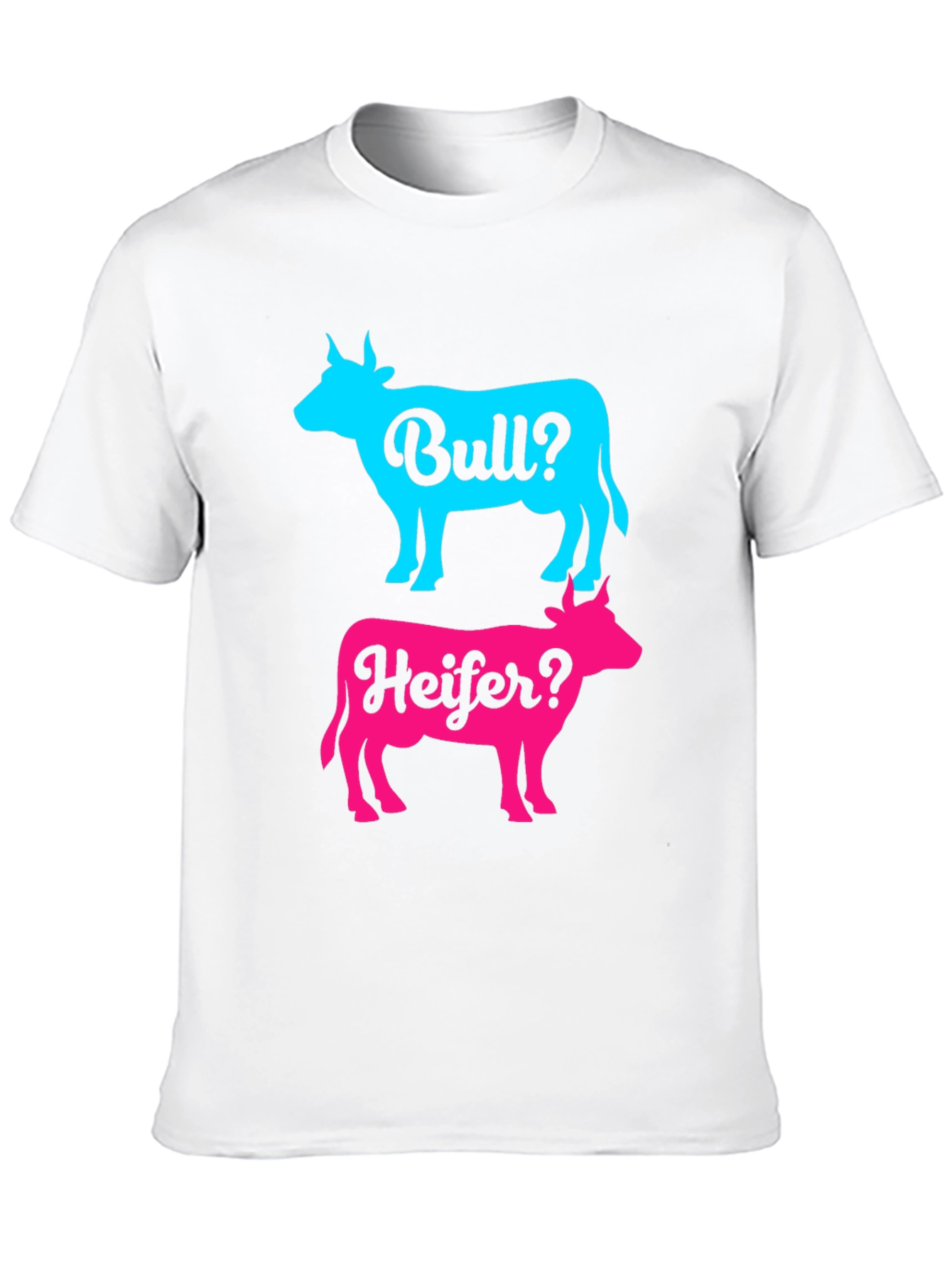 Bull or Heifer? Gender Reveal T-Shirt