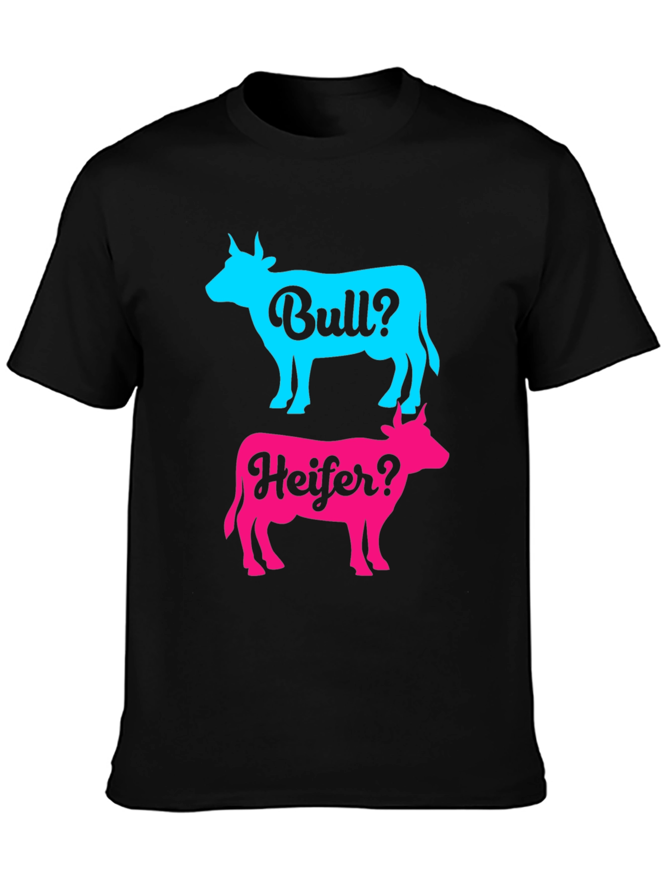 Bull or Heifer? Gender Reveal T-Shirt