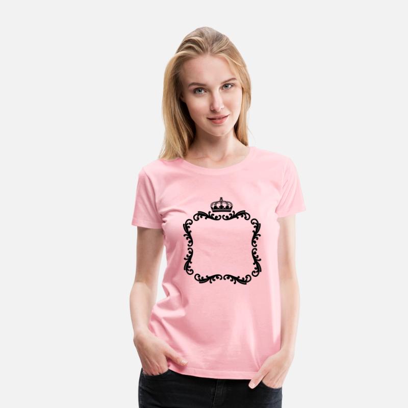 Frame with crown decorative frame for photo