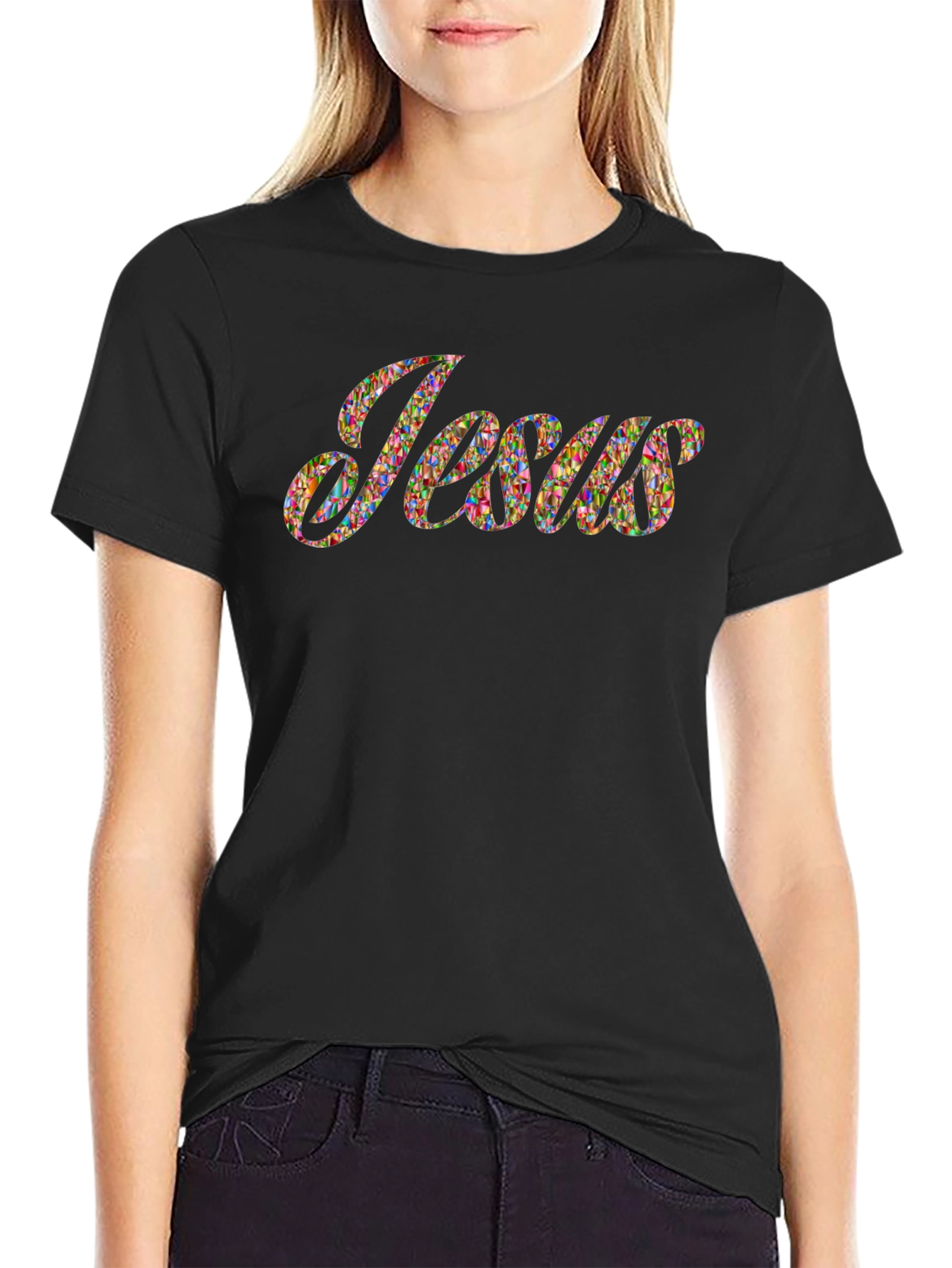 Jesus Graphic Tee - Black Christian T-Shirt