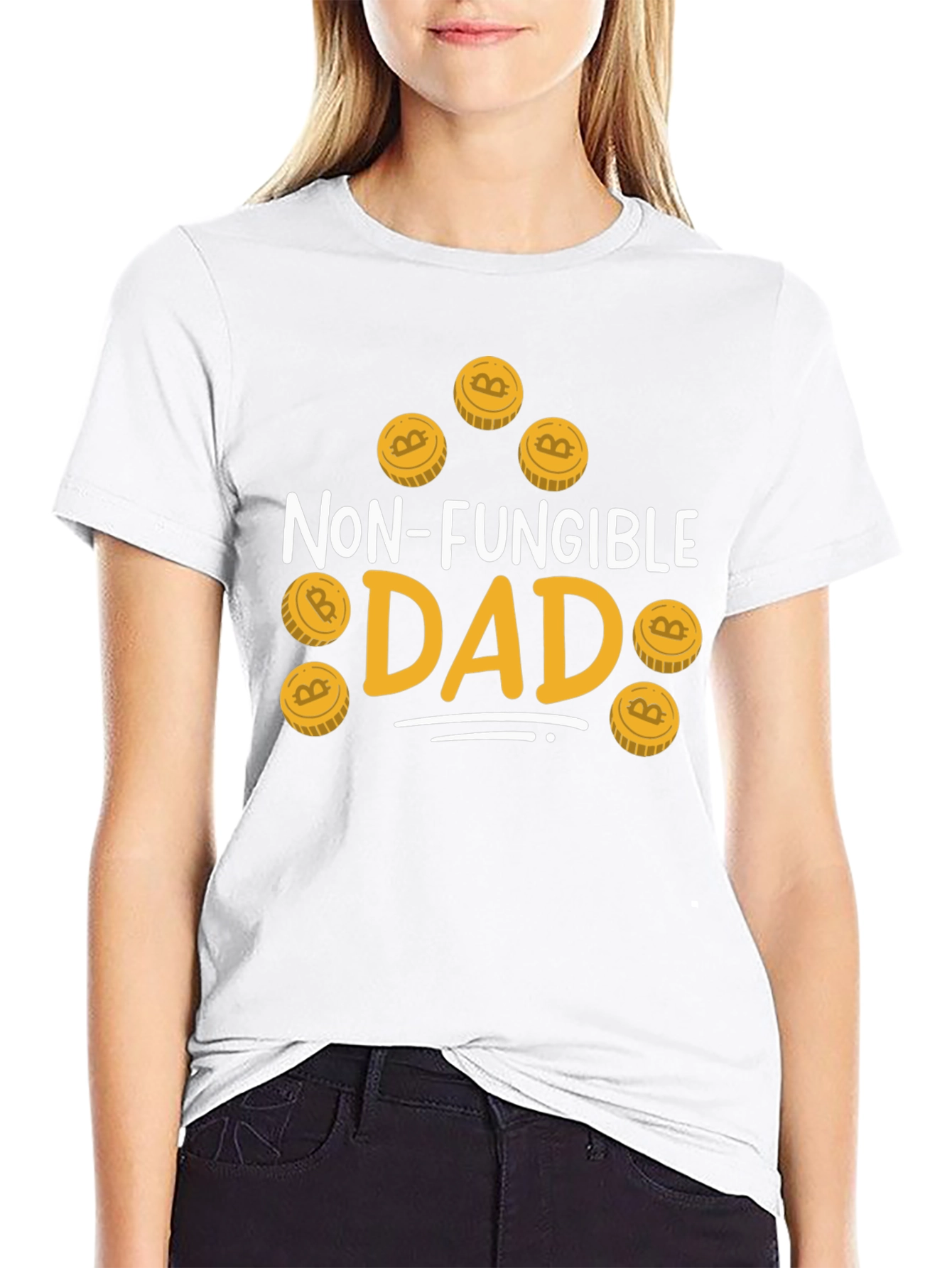 Non-Fungible Dad Bitcoin T-Shirt