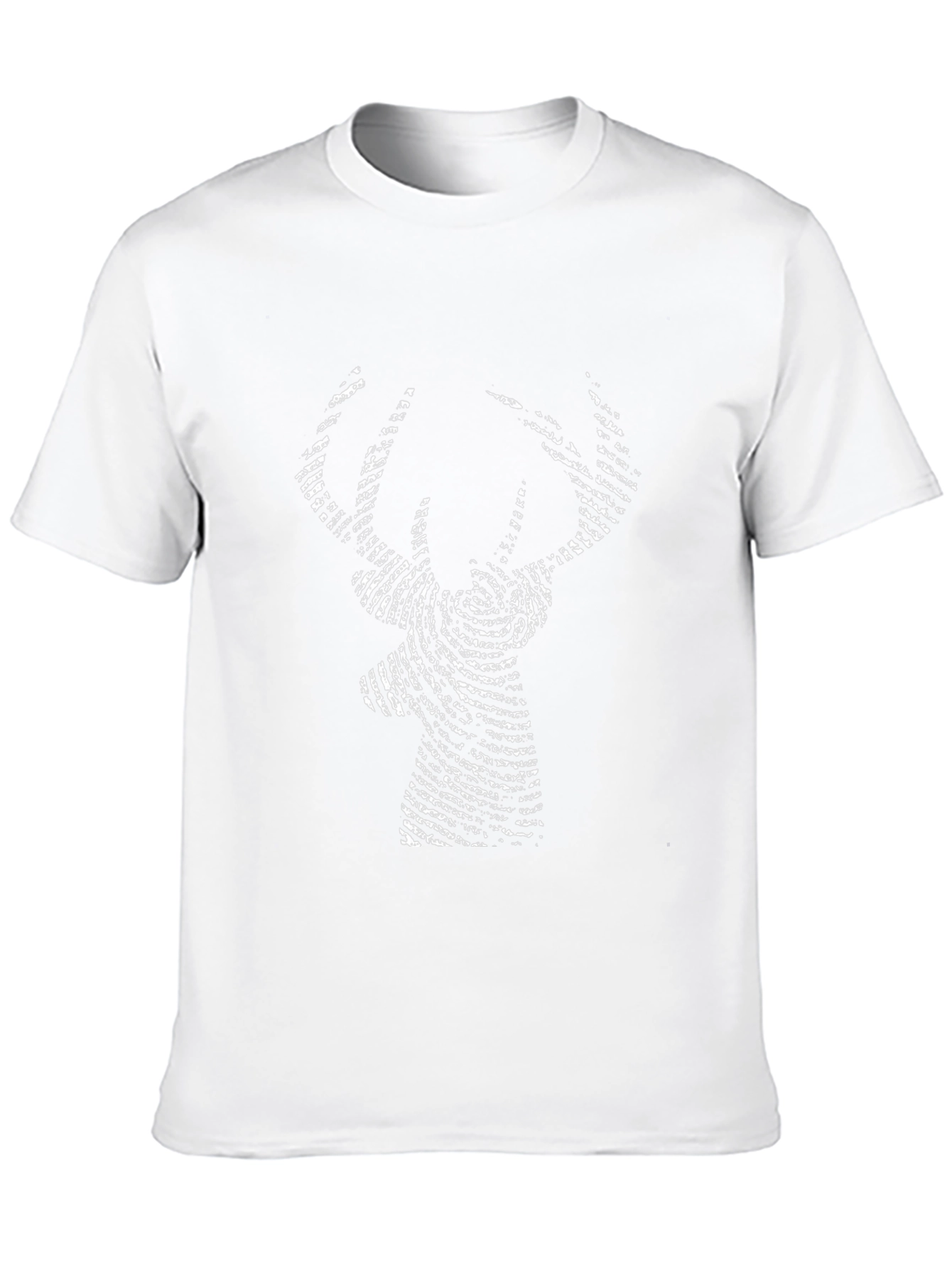 Deer Fingerprint Graphic T-Shirt