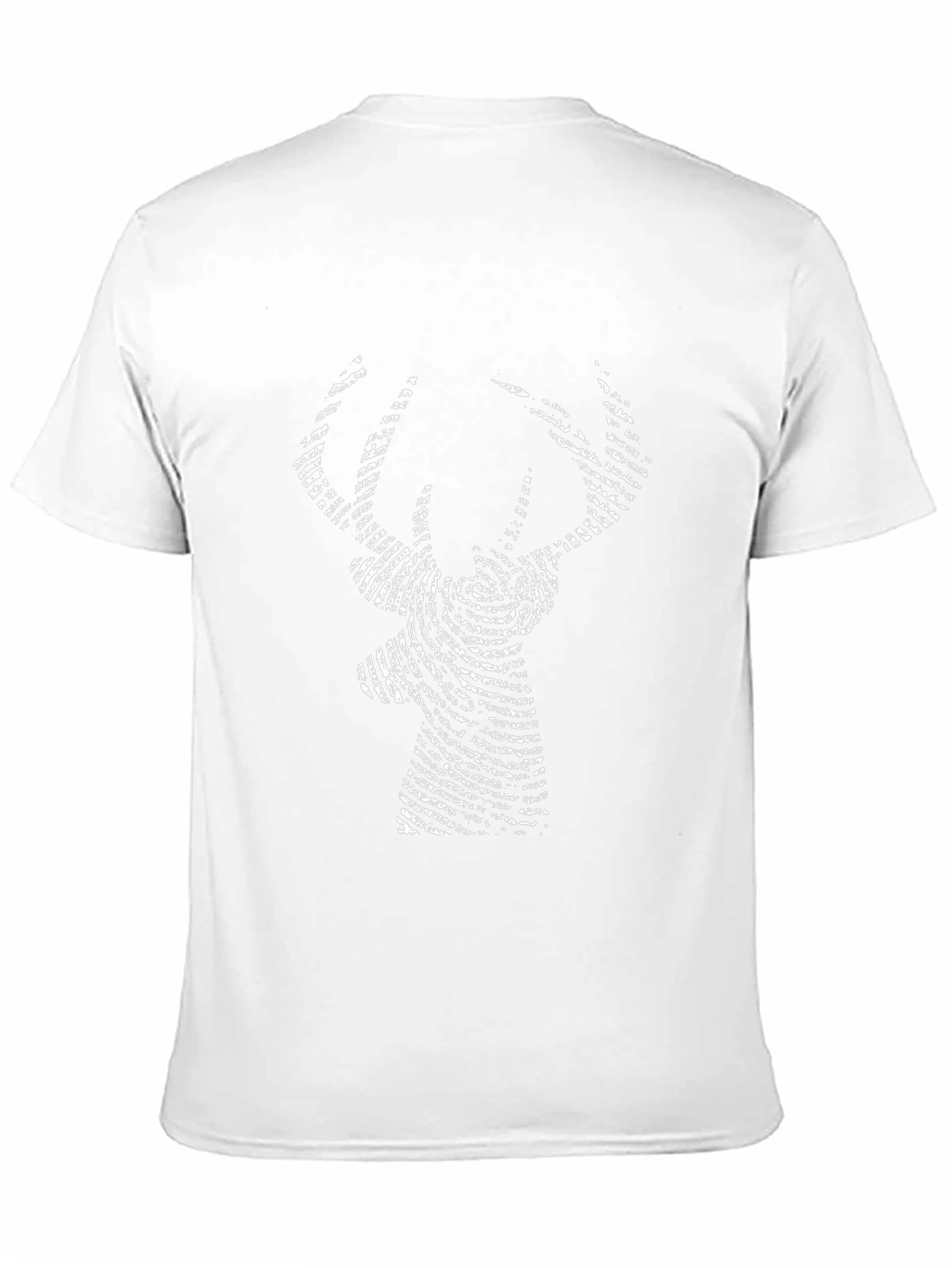Deer Fingerprint Graphic T-Shirt