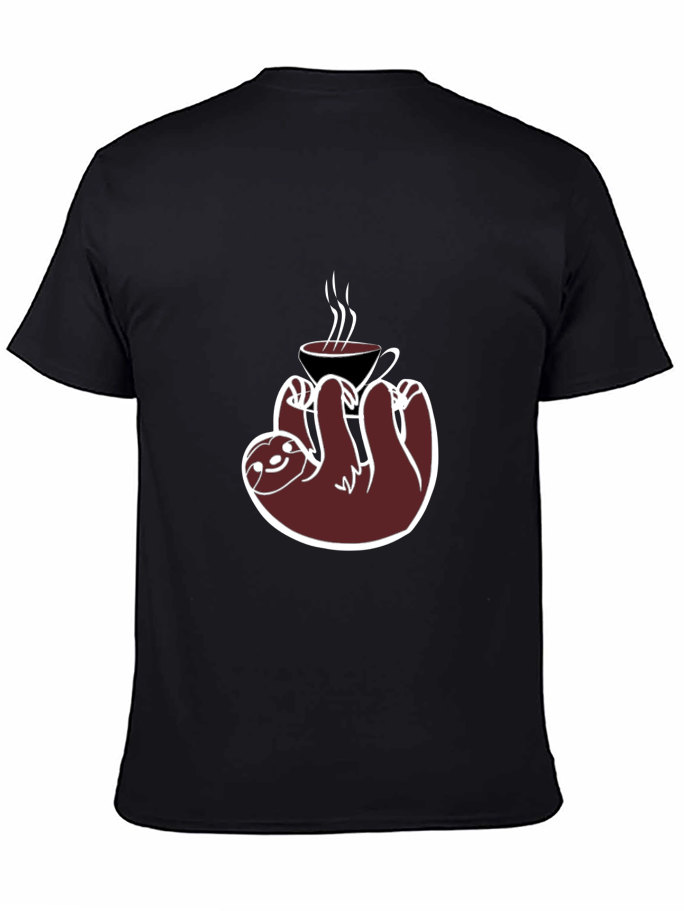 Coffee Sloth Graphic Tee - Relaxed Fit