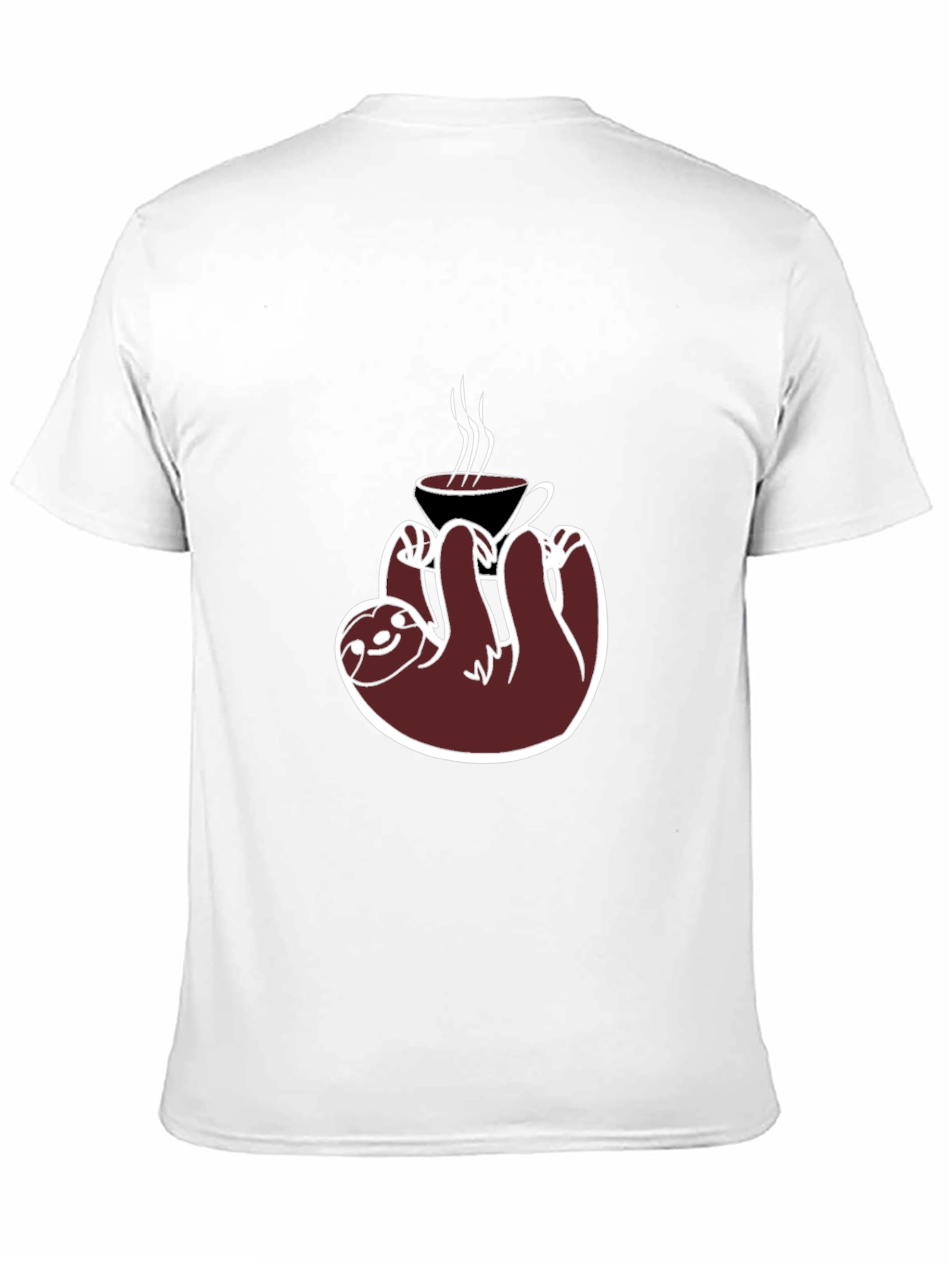 Coffee Sloth Graphic Tee - Relaxed Fit