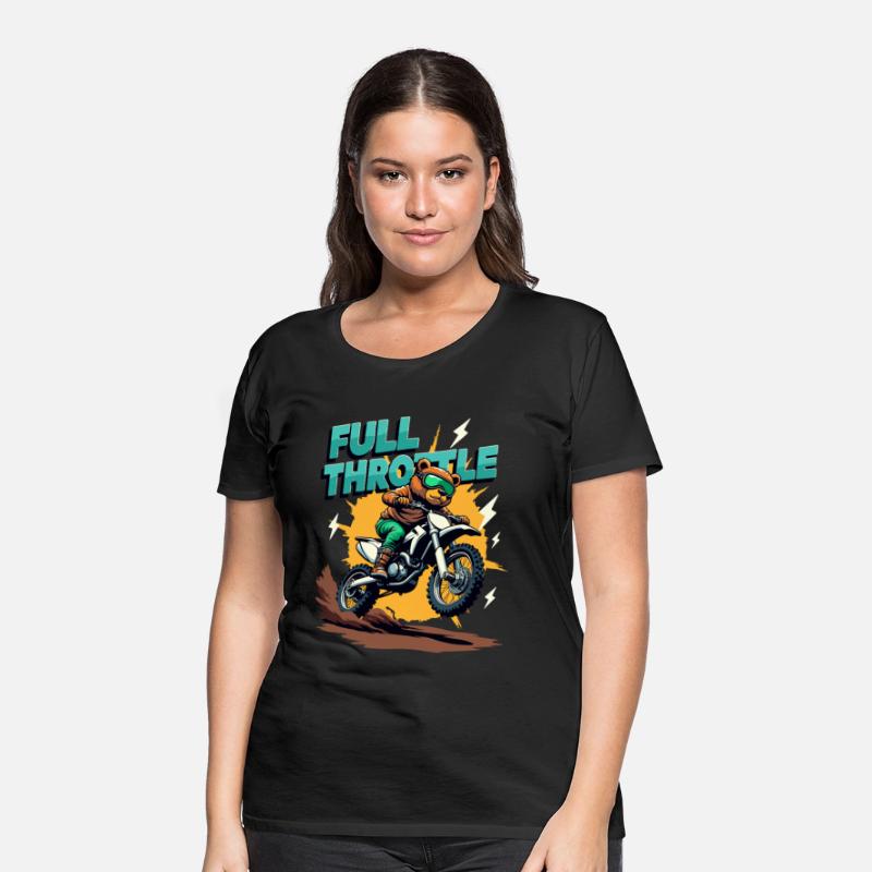 Full Throttle Bear Motocross Motorcycle