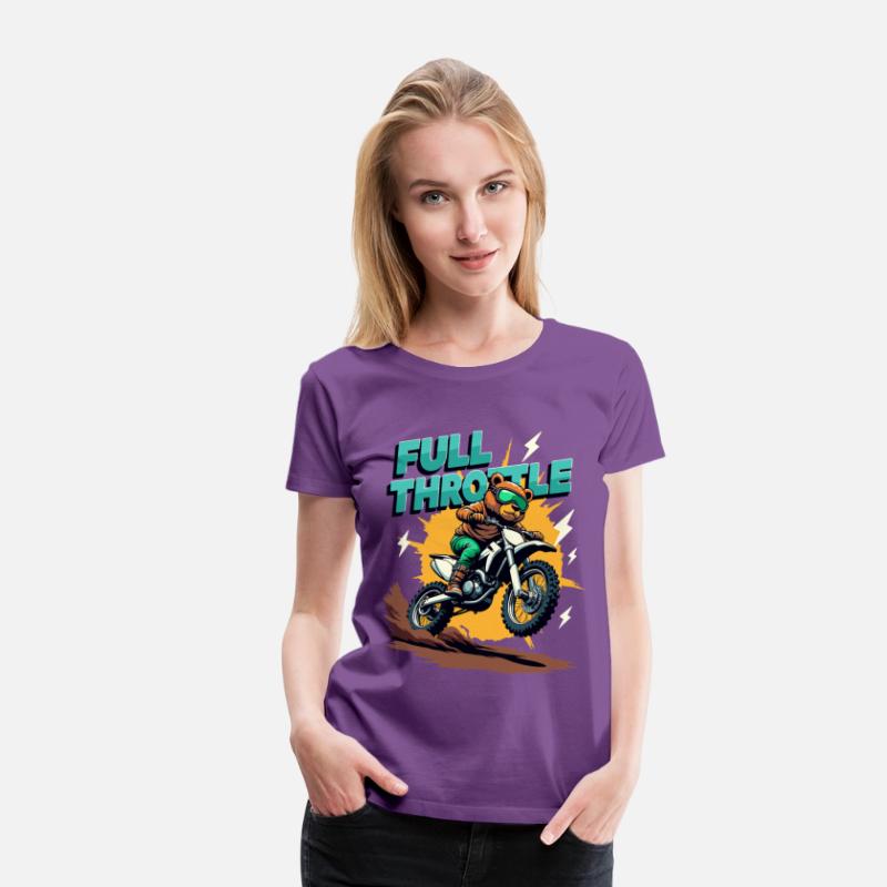 Full Throttle Bear Motocross Motorcycle