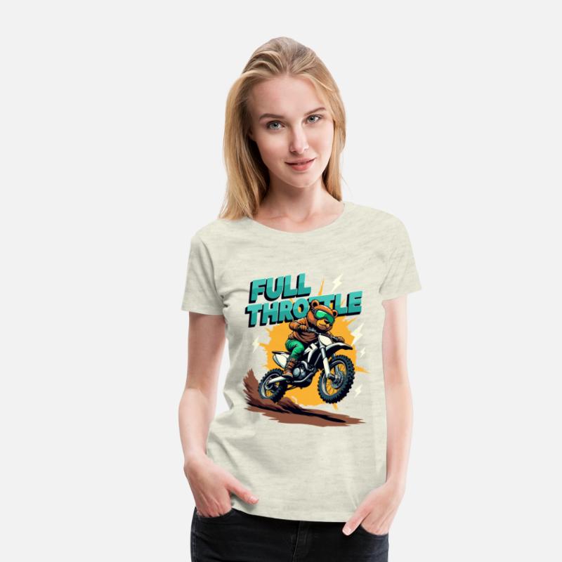 Full Throttle Bear Motocross Motorcycle