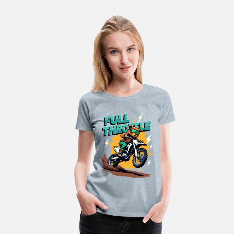 Full Throttle Bear Motocross Motorcycle