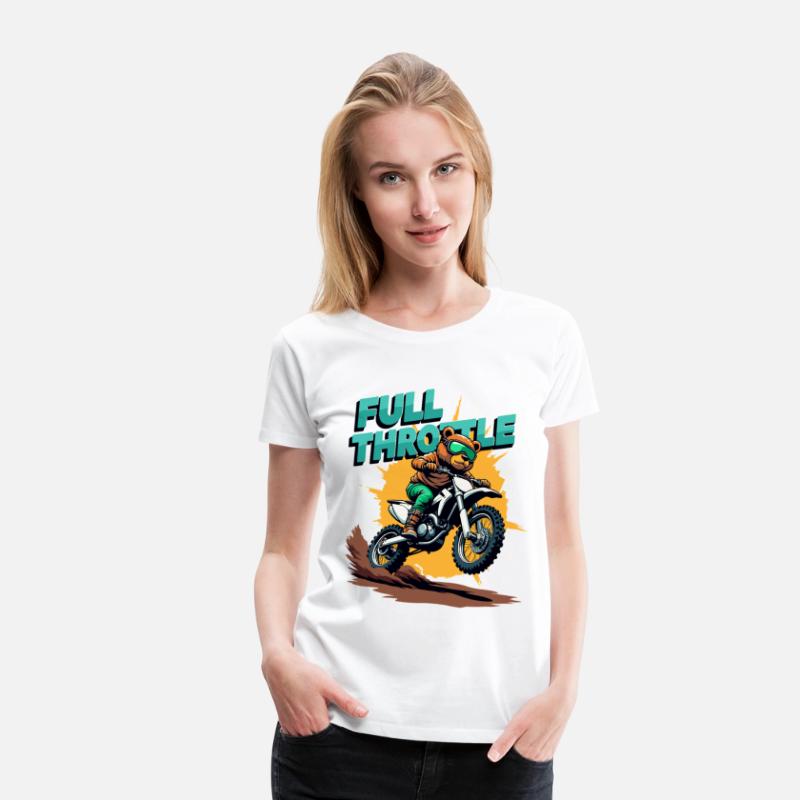 Full Throttle Bear Motocross Motorcycle