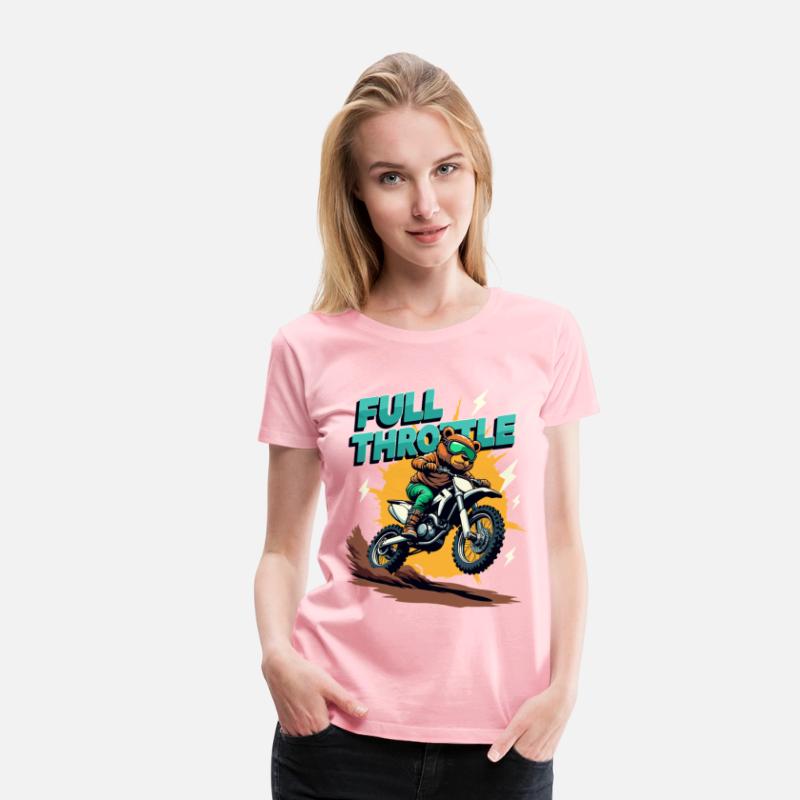 Full Throttle Bear Motocross Motorcycle