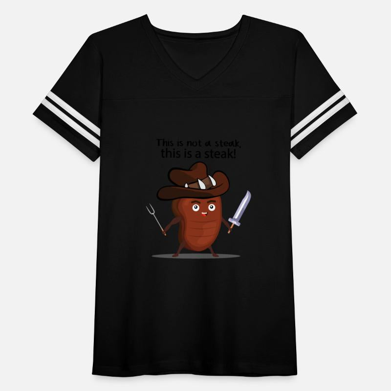 Funny barbecue saying: This is a steak BBQ grill