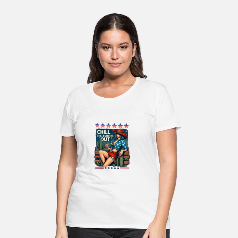 Funny 'Chill The Fourth Out' Patriotic T-Shirt