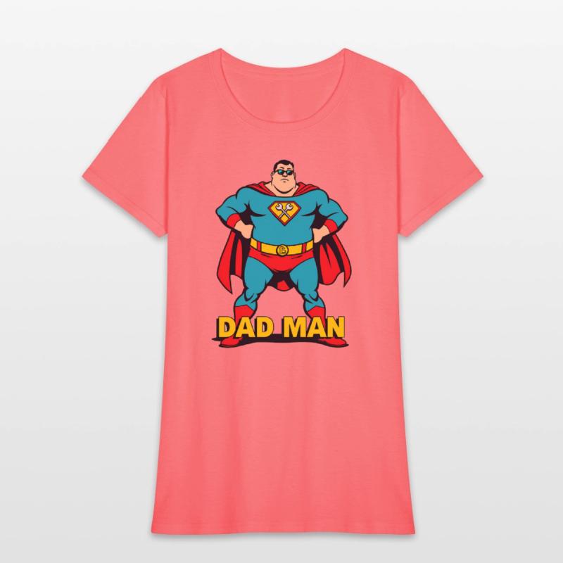 Funny "Dad Man" Hero