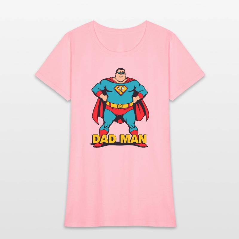 Funny "Dad Man" Hero