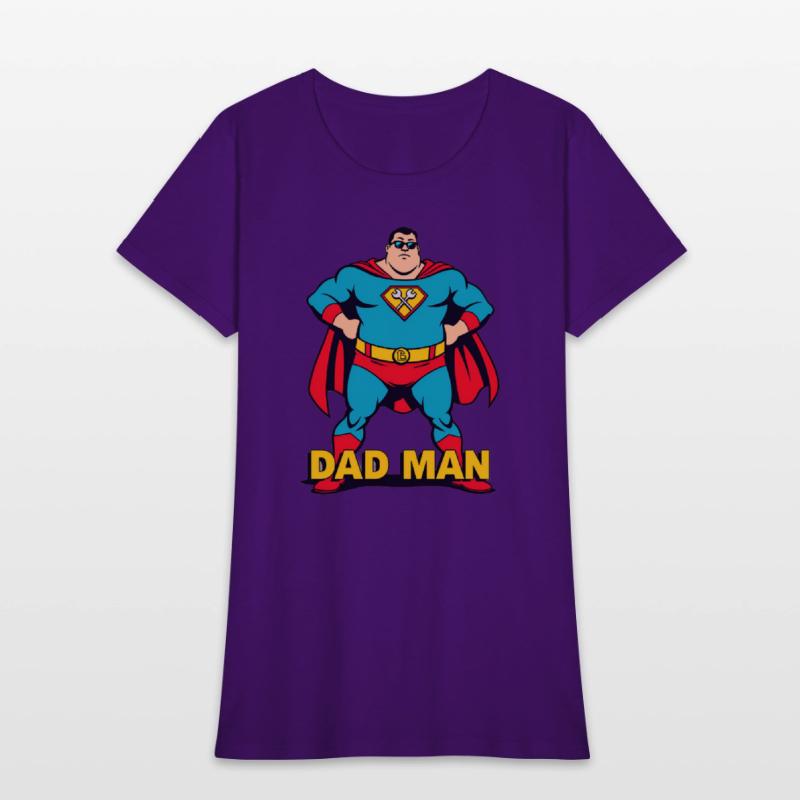 Funny "Dad Man" Hero