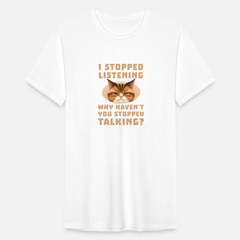 Funny Grumpy Kitty Not Listening Cat Head Snout