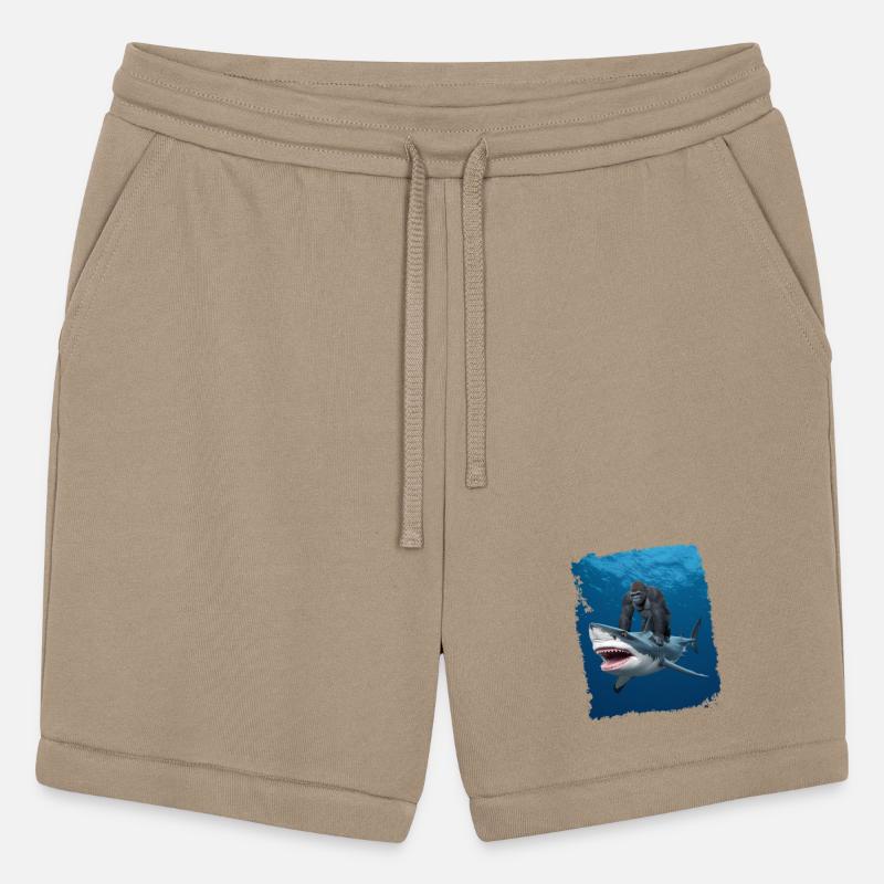 Funny Meme I Love Shark I Love Gorilla Weird