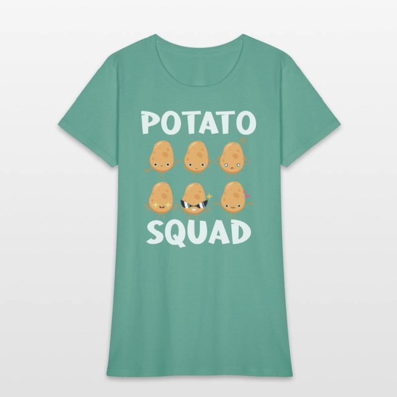 Funny Potato Cute Kawaii Style Potato Squad