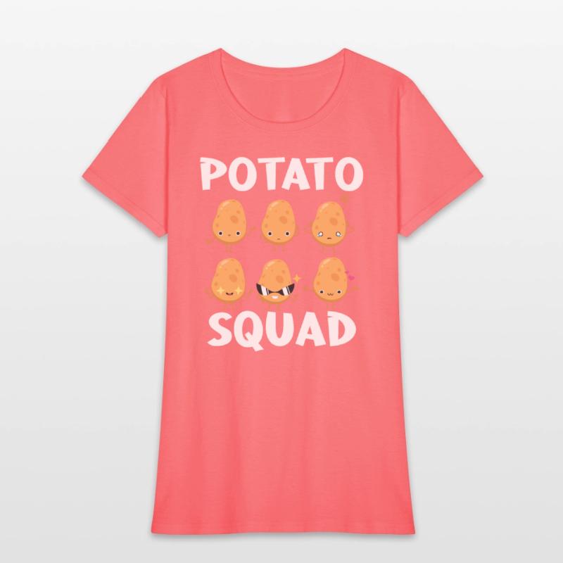 Funny Potato Cute Kawaii Style Potato Squad