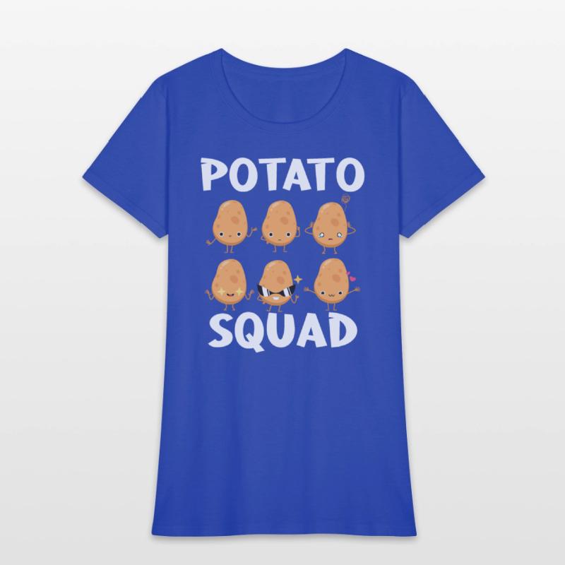 Funny Potato Cute Kawaii Style Potato Squad