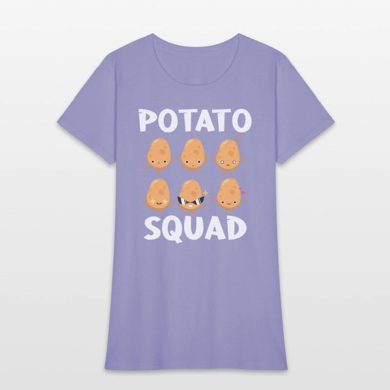 Funny Potato Cute Kawaii Style Potato Squad
