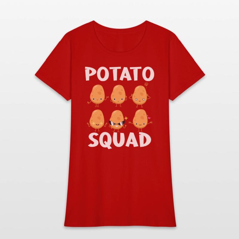 Funny Potato Cute Kawaii Style Potato Squad