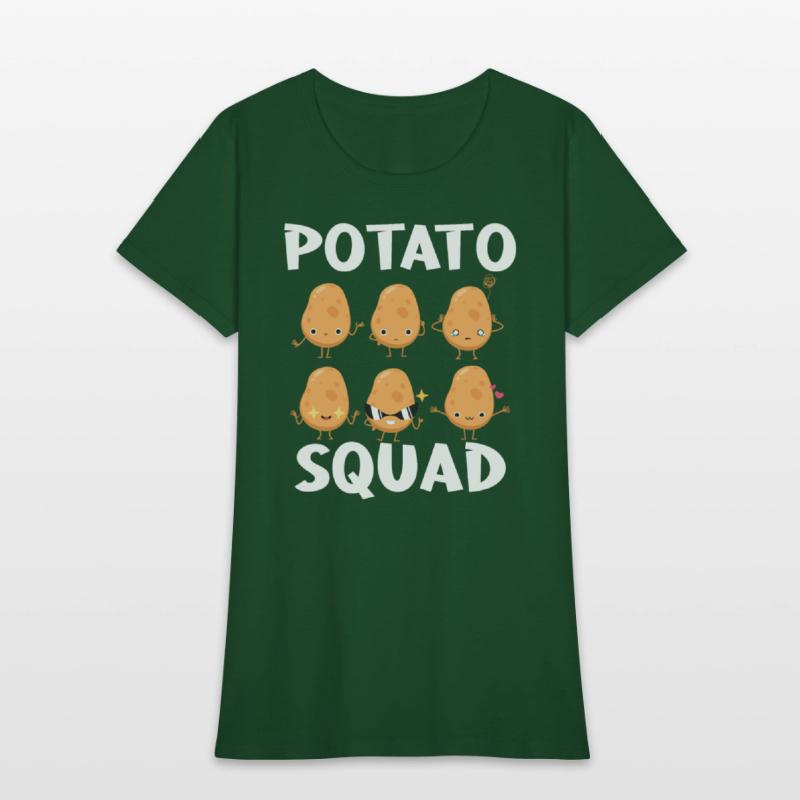 Funny Potato Cute Kawaii Style Potato Squad